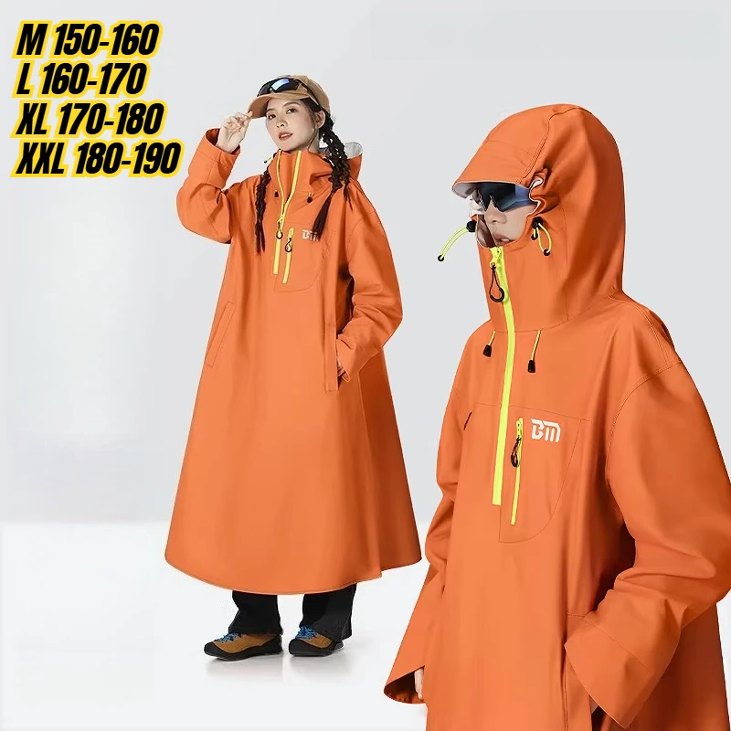 

Waterproof Raincoat for Motorcycle Electric Scooter Long Sleeve Full Body Cover Thickened Riding Poncho