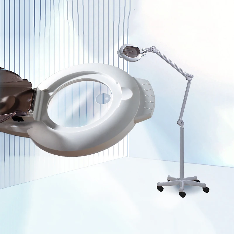 

Beauty embroidery lamp eye protection LED cold light floor magnifying glass manicure eyelash tattoo eyebrow