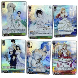 Karta ślubna Inuyasha Ayanami Rei Yuuki Asuna Tokisaki Kurumi Violet Evergarden Christmas Birthday Gift Collection Cards