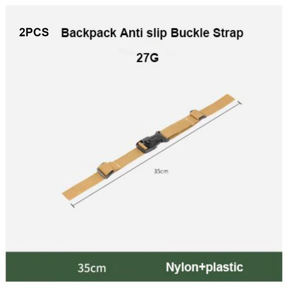 

2pcs with Anti slip Straps Children's Hiking Bag Buckle Dual Release 3 Colors Adult Backpack Chest Harness Strap