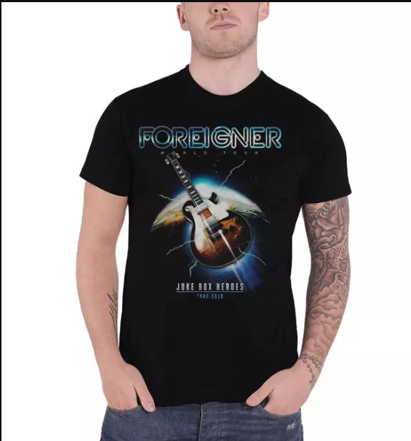 Foreigner Juke Box Heroes T Shirt, Gift Shirt