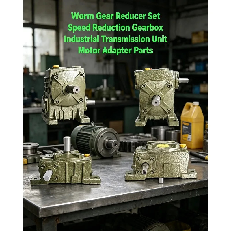 WPA WPS WPO WPX‑50 Worm Gear Reducer Vertical Horizontal Gearbox 50 60 70 80 For Motor Drive Transmission Equipment Spare Part