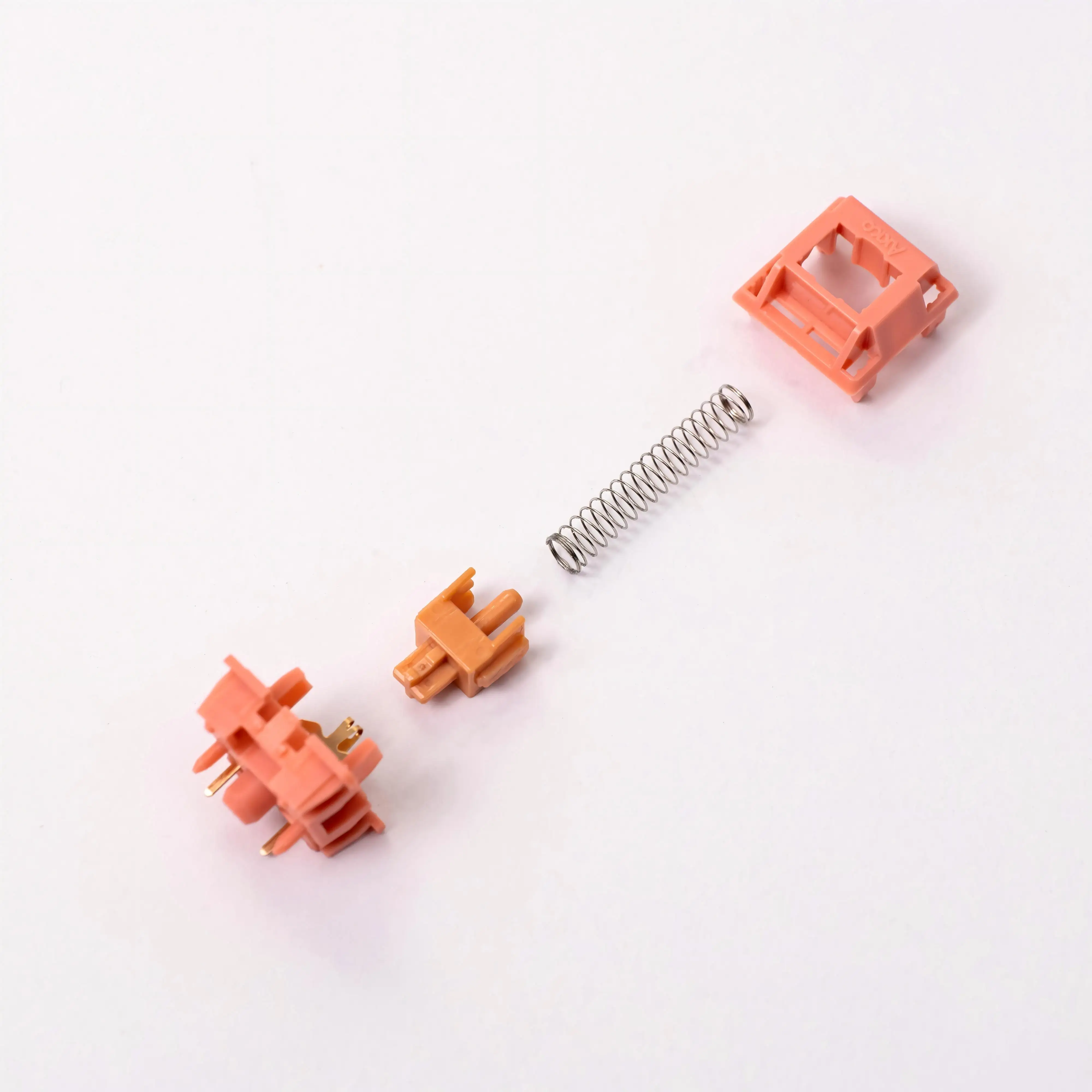 Akko Rosewood Switch 5 Pins 40gf Linear Switch Factory Lubed Deep Low-pitch Compatible with MX Mechanical Keyboard (45 pcs)