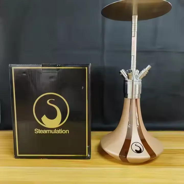 Steamulation Ultimate 4 Hoses Hookah  High Quality 304 Stainless Steel Hookah S4 Factory Made  Portable Hookah German