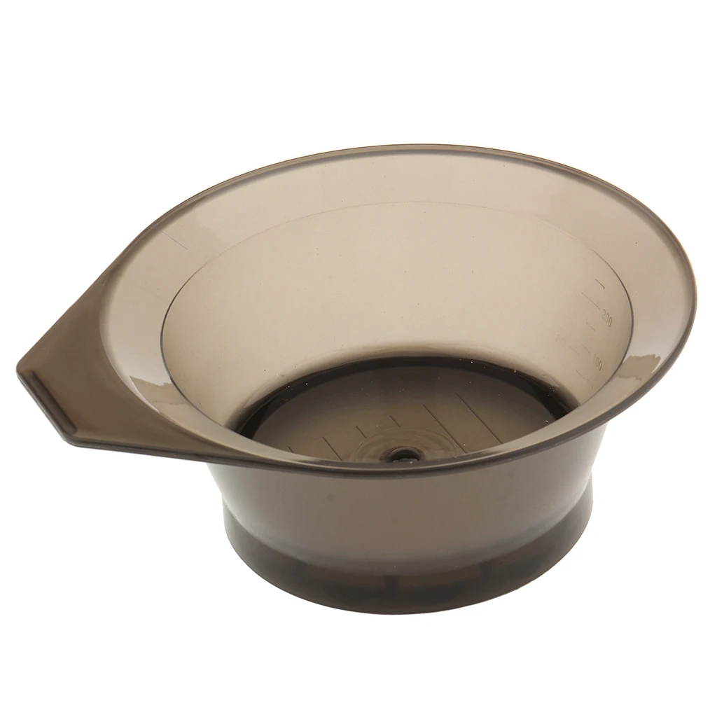 Plastic Salon Hairdressing Hair Coloring Dye Tint Bleach Mixing Bowl Grey/Purple