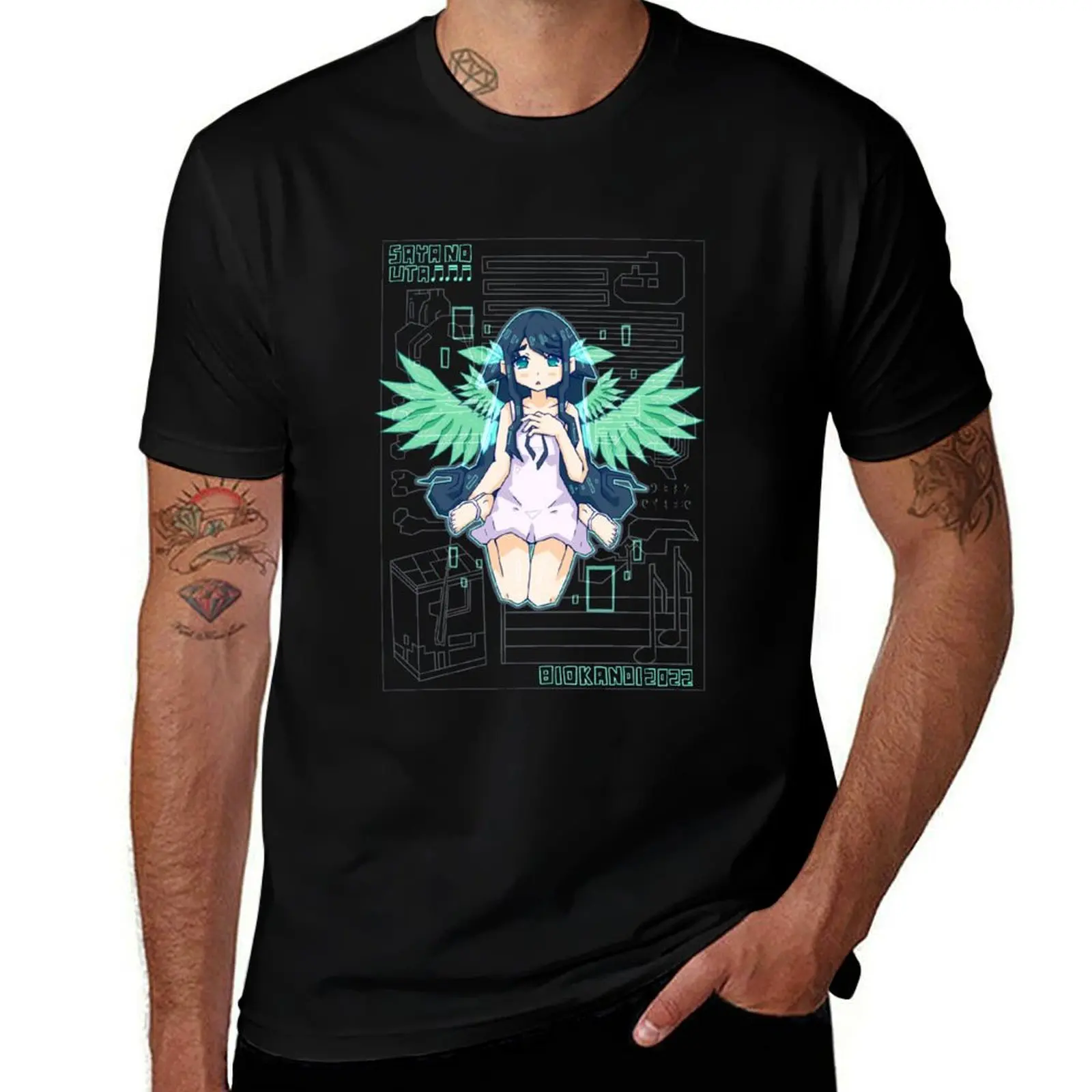 

SONG OF SAYA T-Shirt t shirts for man graphic cars t shirt personalised T-Shirt