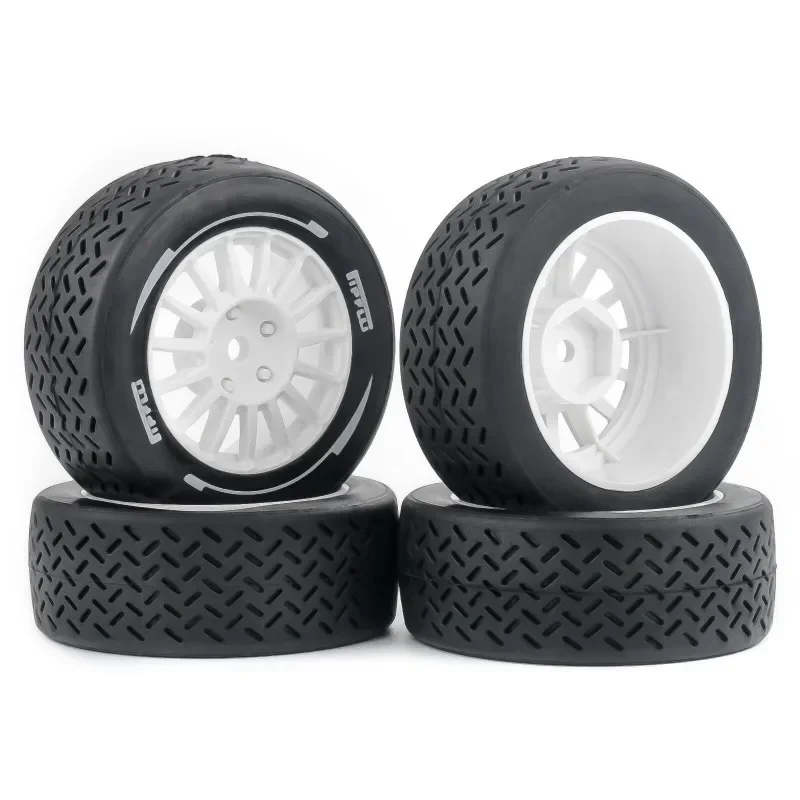 4pcs Tires 58mm * 39mm for 1/14 MJX Racing Flat Running Wear-resistant Tire Skin Modification Accessories Universal Tire
