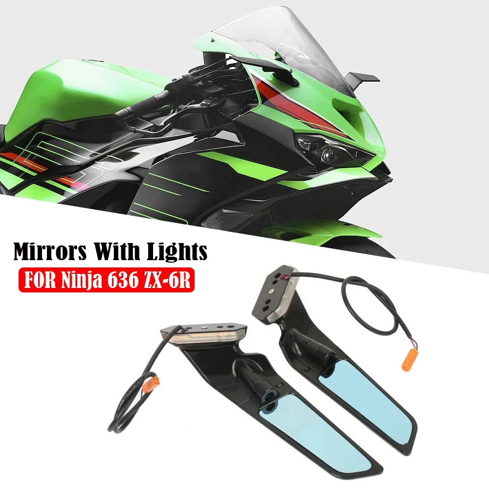 

2020-2025 Motorcycle Aaccessories Rear Mirrors Side View Mirrors Rearview Mirror For Kawasaki Ninja 636 ZX-6R ZX6R