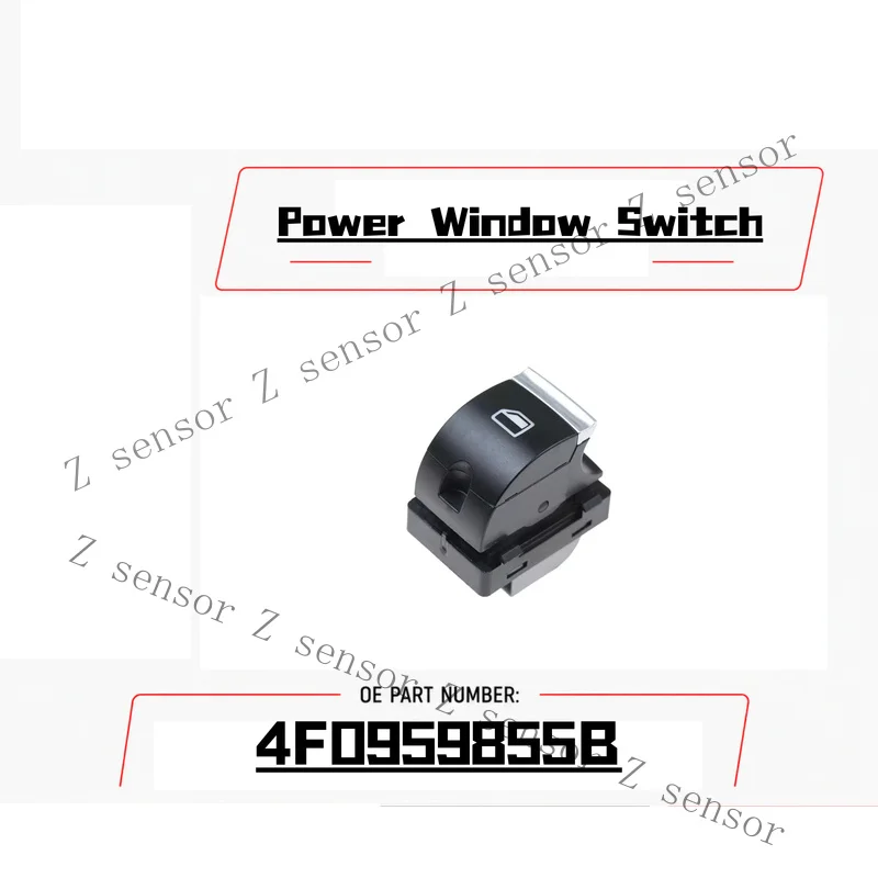 Z+ 4F0959855B Window Control Switch Button for Audi A3 8P/Sportback 8P A6 RS6