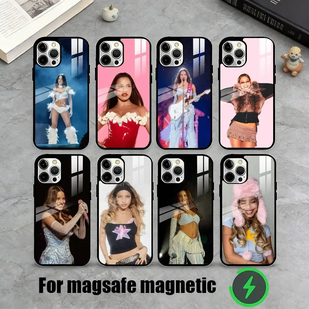 

E-Emilia M-Mernes Singe Phone Case For iPhone17,16,15,14,13,12,11 Plus,Pro Magnetic For Magsafe Wireless Charging