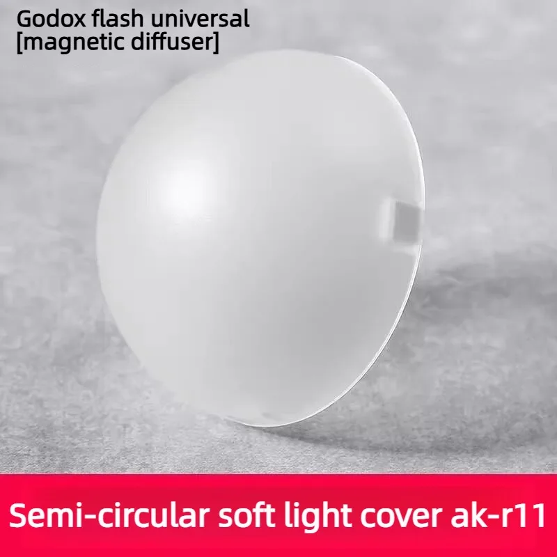 AK-R11 Dome Diffuser Replacement for Godox V1 Round-Head Flash/for AD200/AD200Pro/for V1 Flash Series V1-S Spare Part