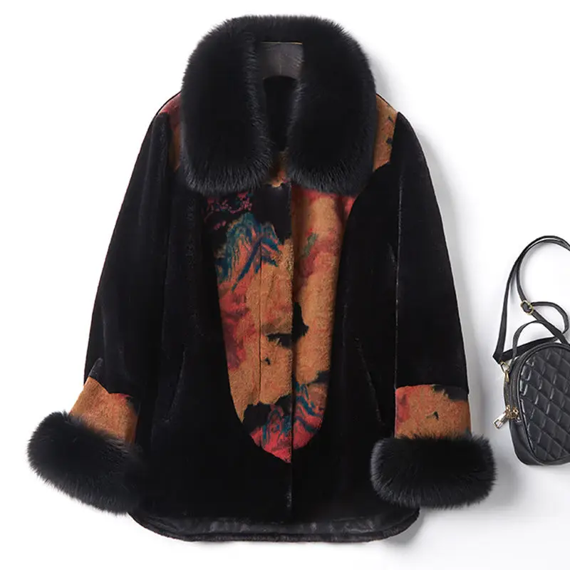 Cappotto invernale in pelliccia sintetica da donna nuova Giacca in cotone impiombato monopezzo in pelliccia sciolta