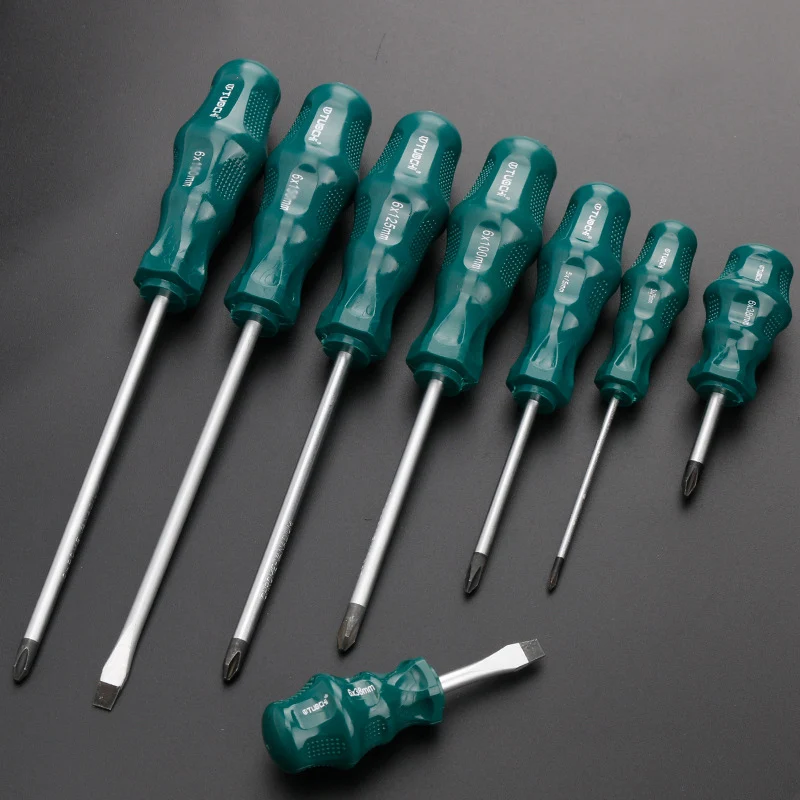 8pcs Slotted Phillips Screwdriver Set CR-V Material Magnetic Screwdrivers Bits Home Repair Hand Tool Complete Multi Tool Kit