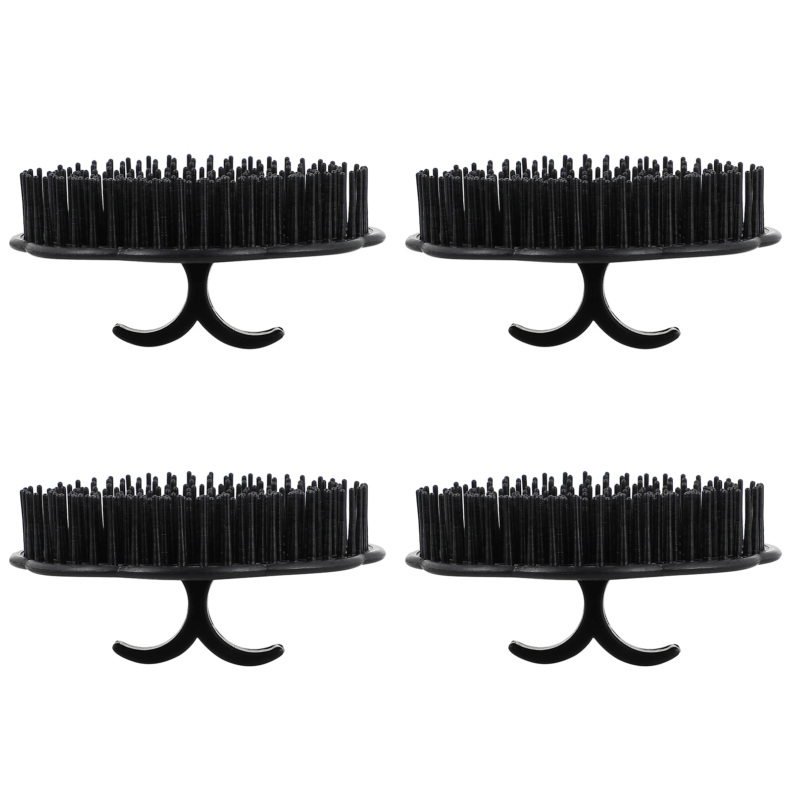 

4pcs Premium Scalp Massager Brush for Hair Care Ergonomic Handle Shampoo Brush with Intensive Bristles Unisex Hair Massager Tool