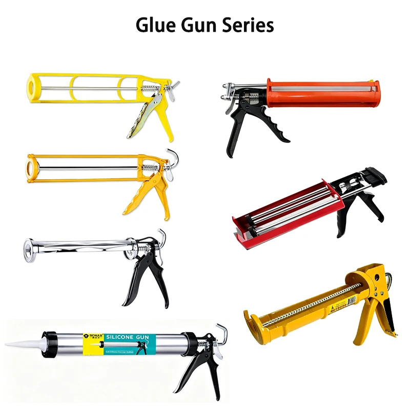 Glass Glue Gun For Sewing Structure Soft Glue Gun For Plastic Stainless Steel And Semi Full Package Glue Gun Decoration Tools
