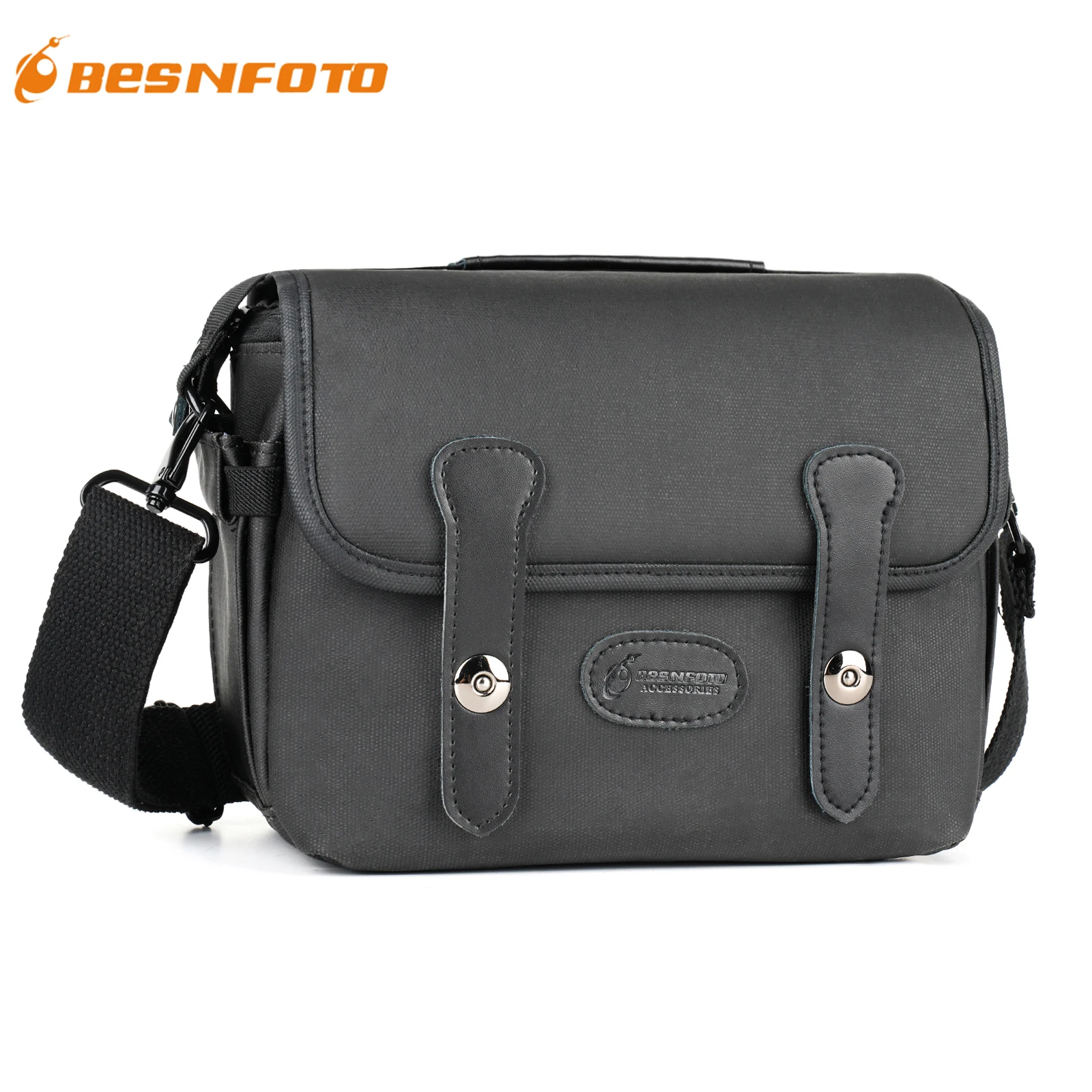 

Besnfoto Waterproof 15L Camera Backpack - Weatherproof DSLR/Mirrorless Bag w/Rain Cover, Custom Dividers