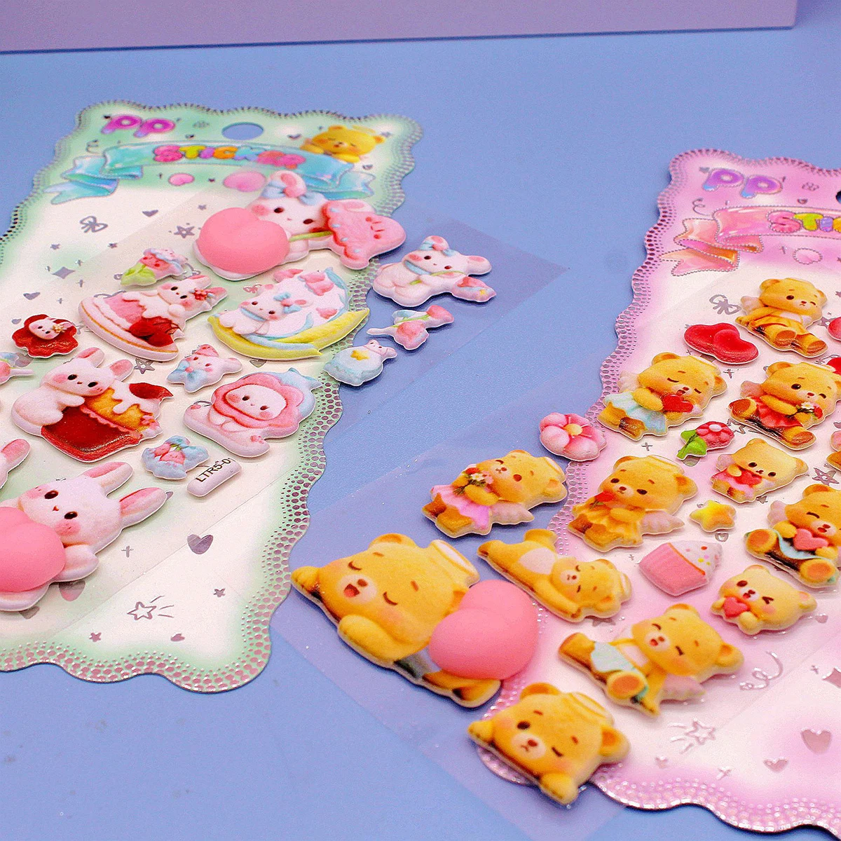 3Pcs Funny Creative Happy Buttocks Stickers Soft Pinched Decals Cute DIY Mobile Case Decorative Handbook Sticker