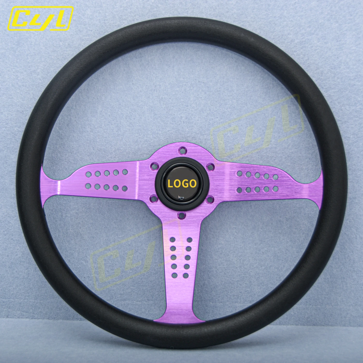 JDM Classic GRAND PRIX Style Steering Wheel 14inch Universal Racing Drifting Steering Wheel