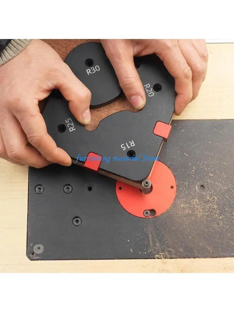 

Y5GD Алюминиевые маршрутизаторы угловые шаблоны призовочных прицелов радиуса для деревообработков.