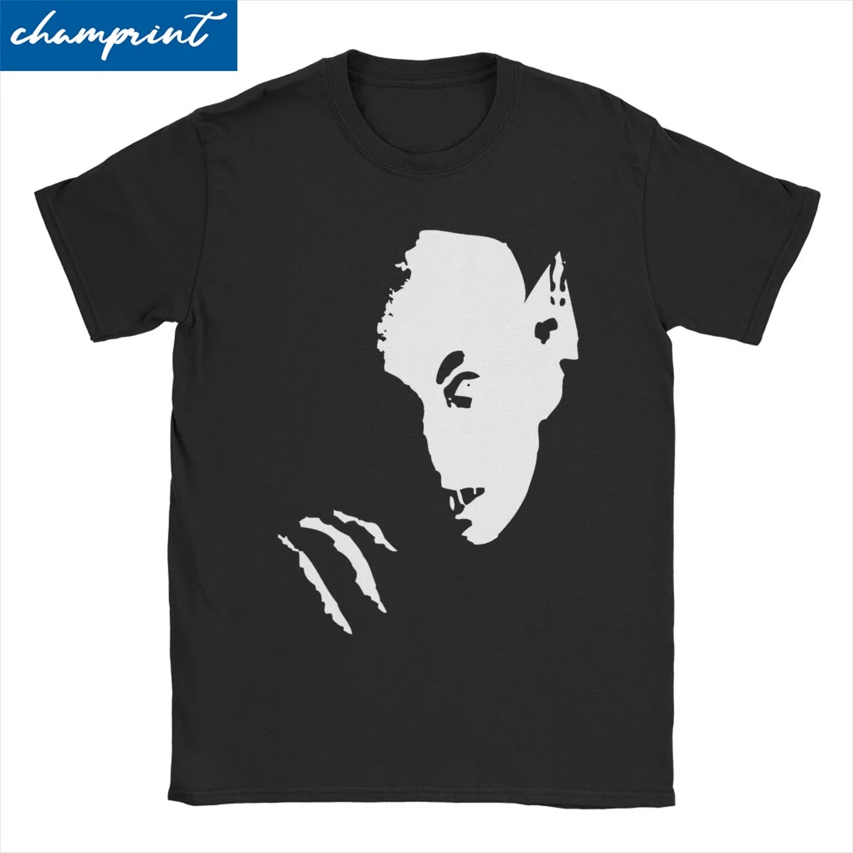 Nosferatu The Vampire Men Women T Shirt Gothic Novelty Tee Shirt Short Sleeve Round Neck T-Shirts Cotton Plus Size Tops