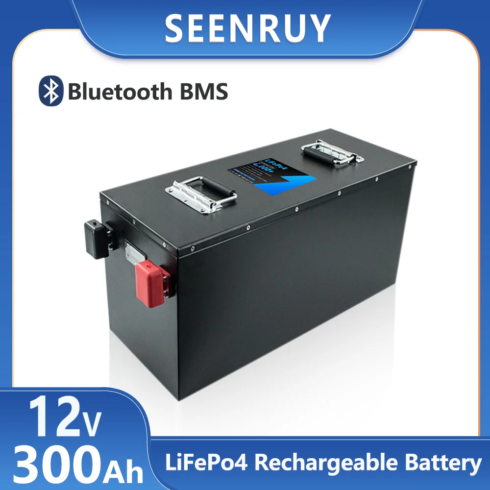 

12V 300Ah Lifepo4 With Charger Lithium Iron Phosphate Battery Perfect For Fishing Boat Wind Power Solar Energy Storage RV