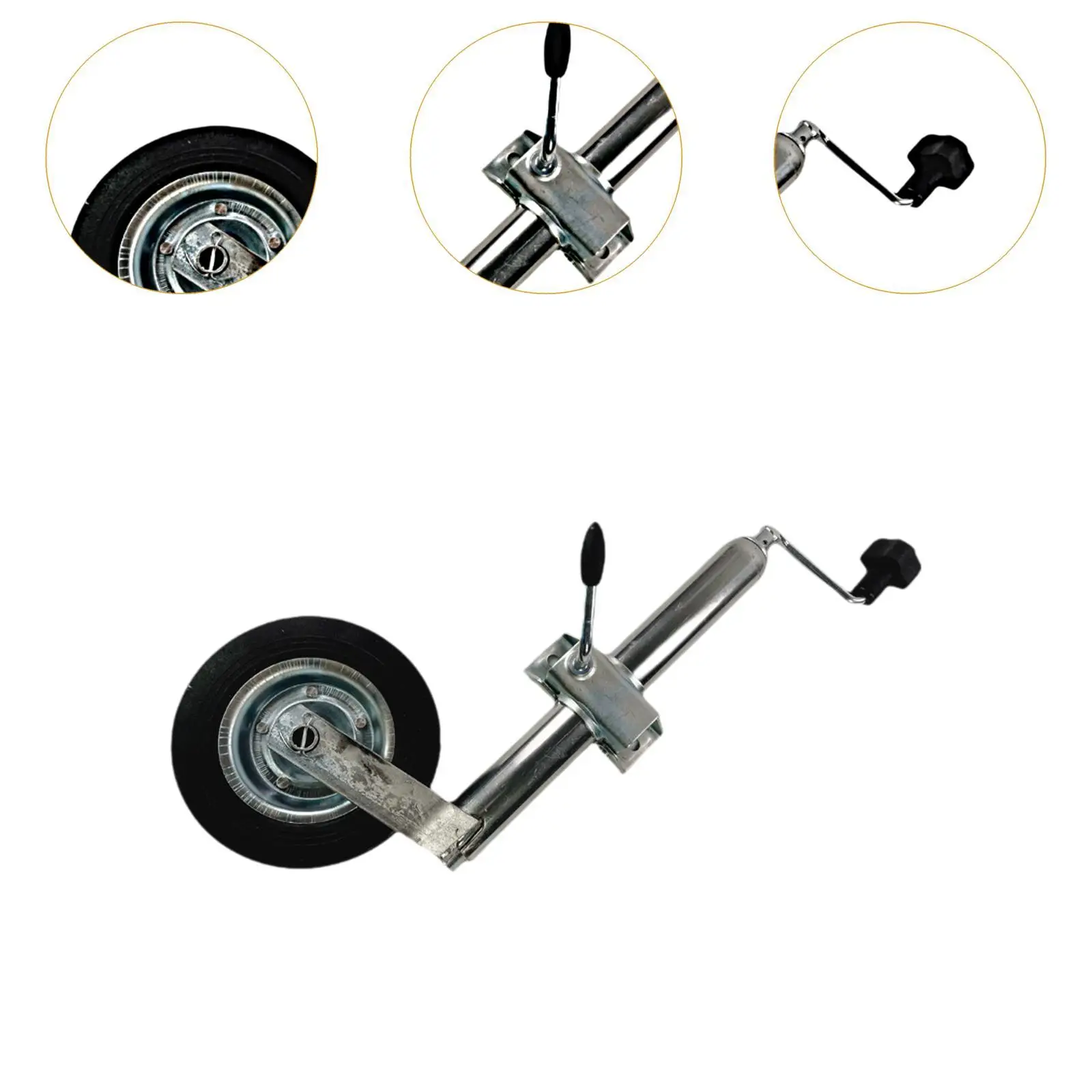 Premium Boat Trailer Jack Replacement with Wheel High Performance for RV Trailer Spare Parts and Equipment