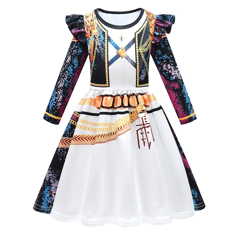 6 Stile Mädchen Cosplay Kostüm Bühnenauftritt Kleid Kinderparty-Kostüme 2026 Sommer Modekleidung Mädchen-Nachthemd – Detail 4