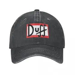 Duff Beer Logo baseballowy Unisex czapki z daszkiem wyprana czapka z daszkiem Golf prezent do biegania w stylu Vintage