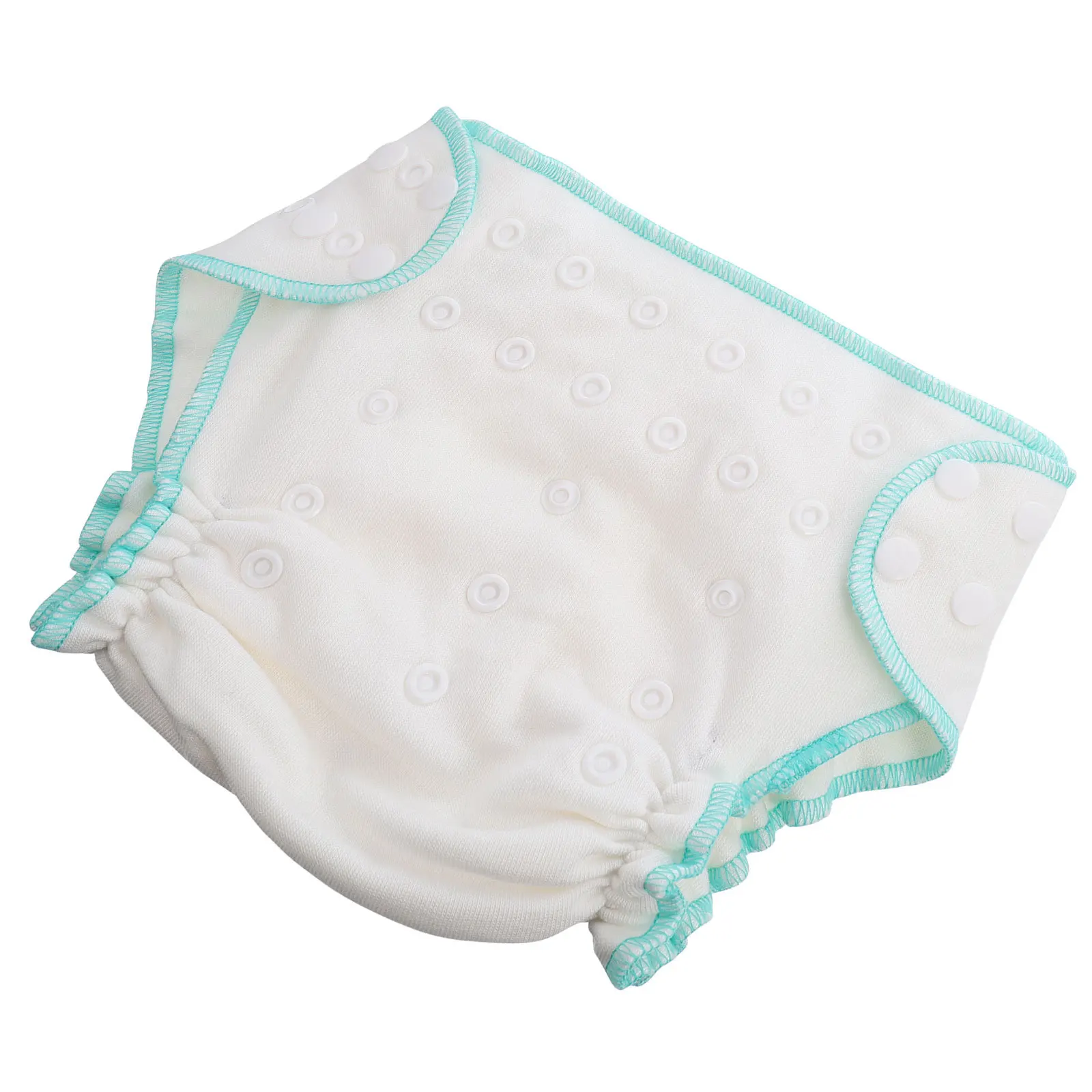 حفاضات أطفال محمولة قابلة للتنفس من قطن الخيزران، وسادة تغيير حفاضات أطفال مقاومة للماء وقابلة لإعادة الاستخدام وقابلة للغسل #5