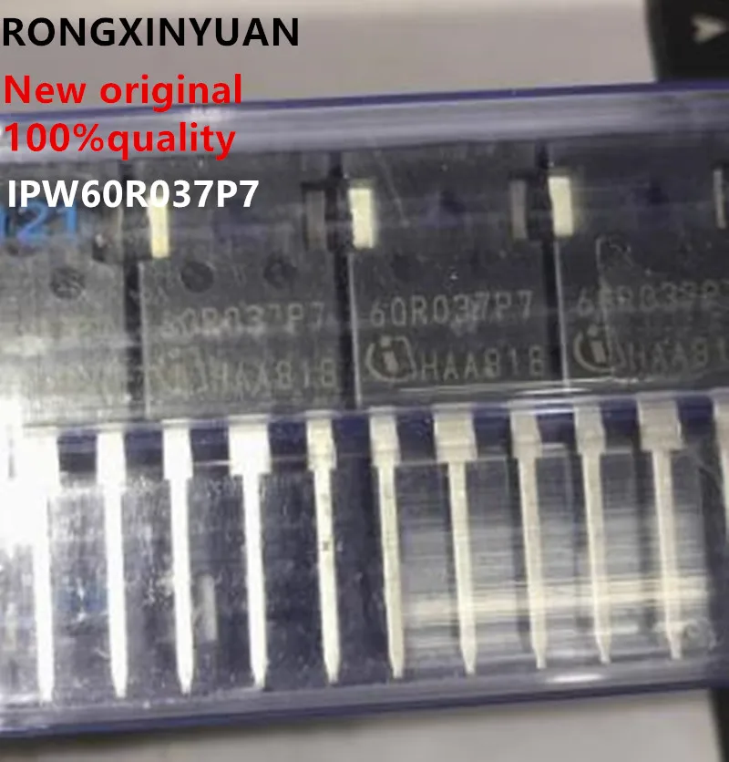 10PCS New Original     IPW60R037P7   60R037P7 600V   TO247   Field Effect Transistor