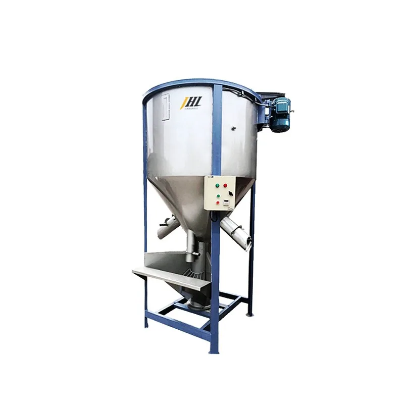 Large spiral mixer stainless steel plastic particle color mixing mixer
