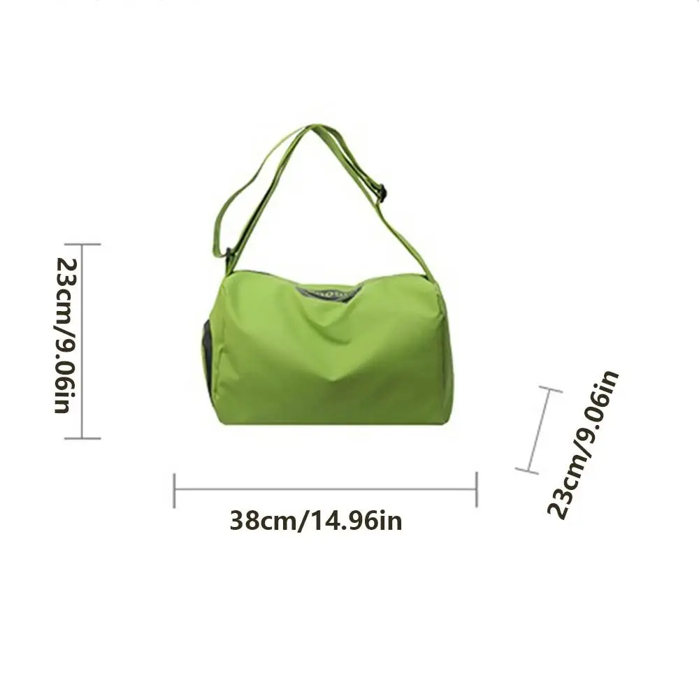 Dry Wet Separated Travel Shoulder Bag Large Capacity Crossbody Sports Fitness Handbag Easy To Carry Shoe Compartment