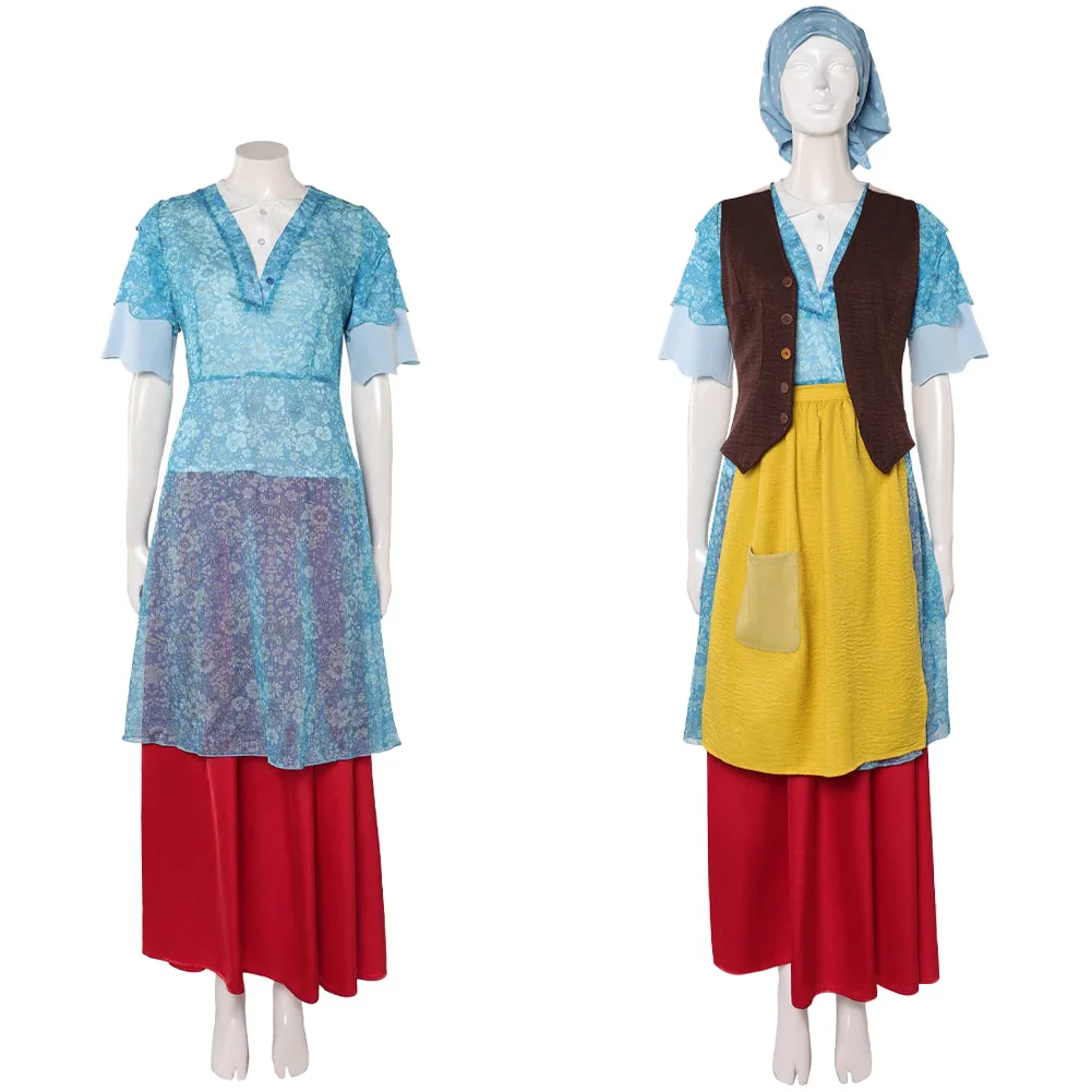 فانتازيا كارولين الساحرة الصغيرة تأثيري الملابس 2018 فيلم Disfraz زي الكبار النساء الخيال هالوين كرنفال ملابس للحفلات #2