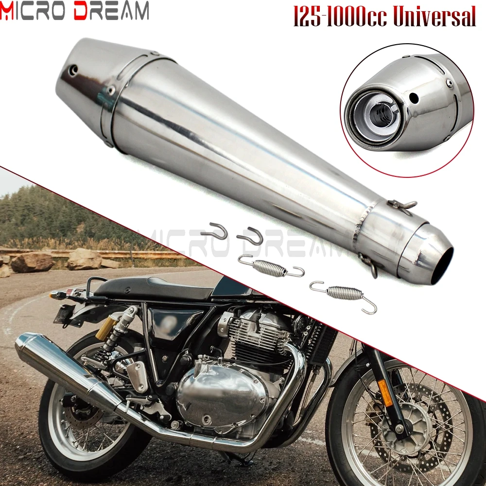 

Universal Exhaust Pipe For 125-1000cc Street Sport Racing Motorcycles Stainless Steel 38-51mm Exhaust Tube For ATV Quad Scooters