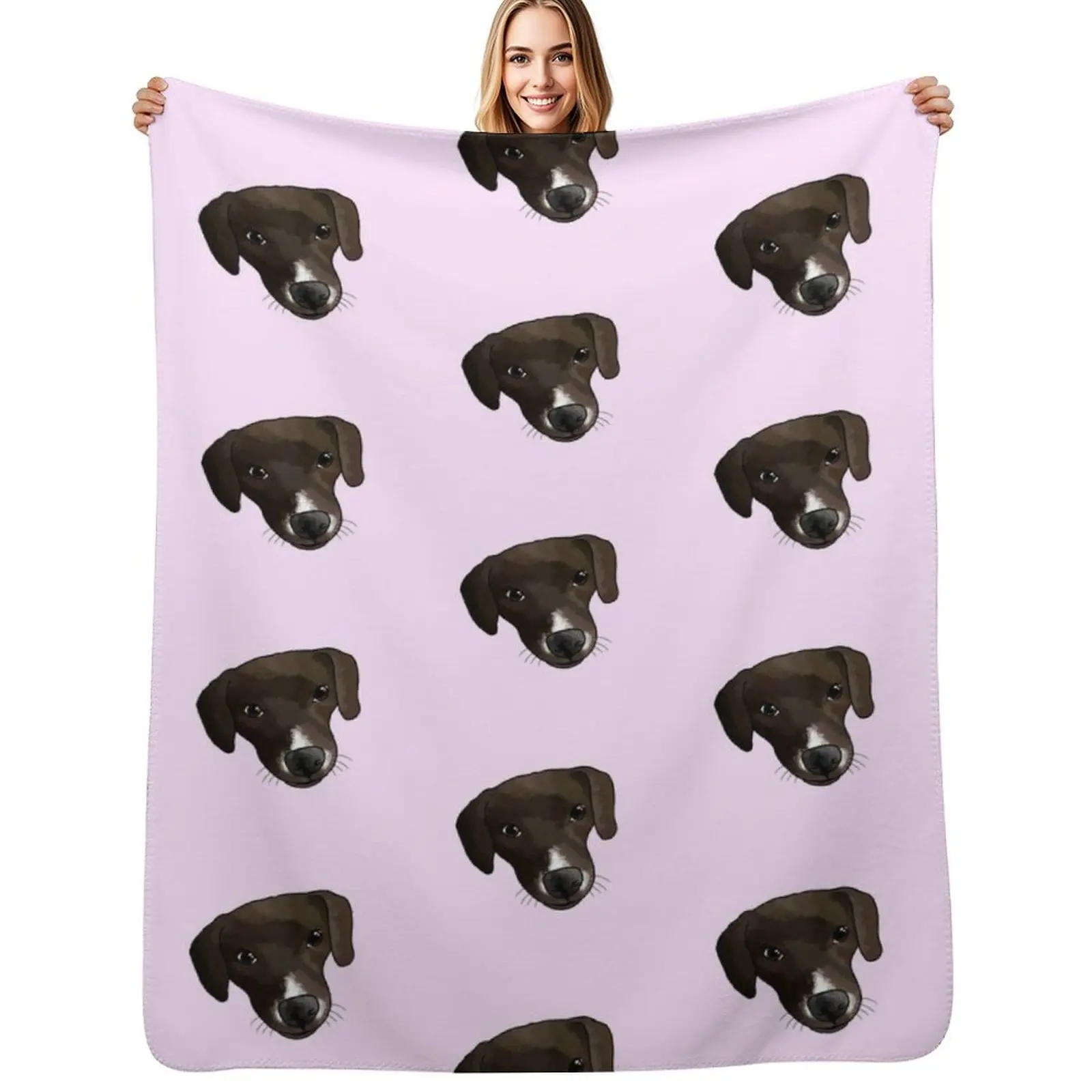 

Pretty Lab Throw Blanket Hairys heavy to sleep Bed linens Decorative Sofa Blankets