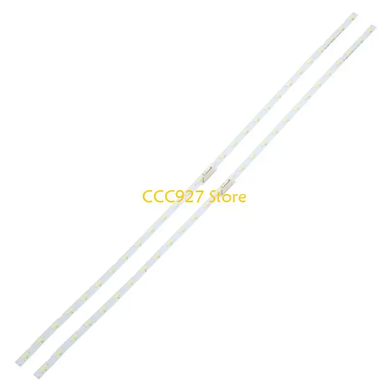 B03F 2PCS شريط الإضاءة الخلفية LED لـ UA43NU7100 UE43RU7400 UE43NU7092 Light Strip V8N1-430SM0-R0 أشرطة LED