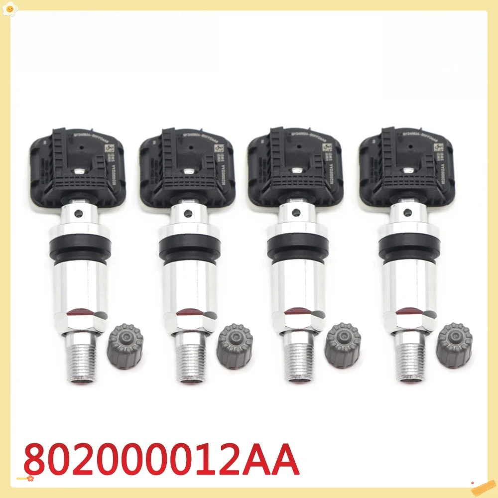 

TPMS Tire Pressure Monitor Sensor 802000012AA 433MHz For Cowin Showjet‌ 2020/06-2025/12 For Chery Tiggo 2 3 4 7 8 8 PLUS E3 E 5X