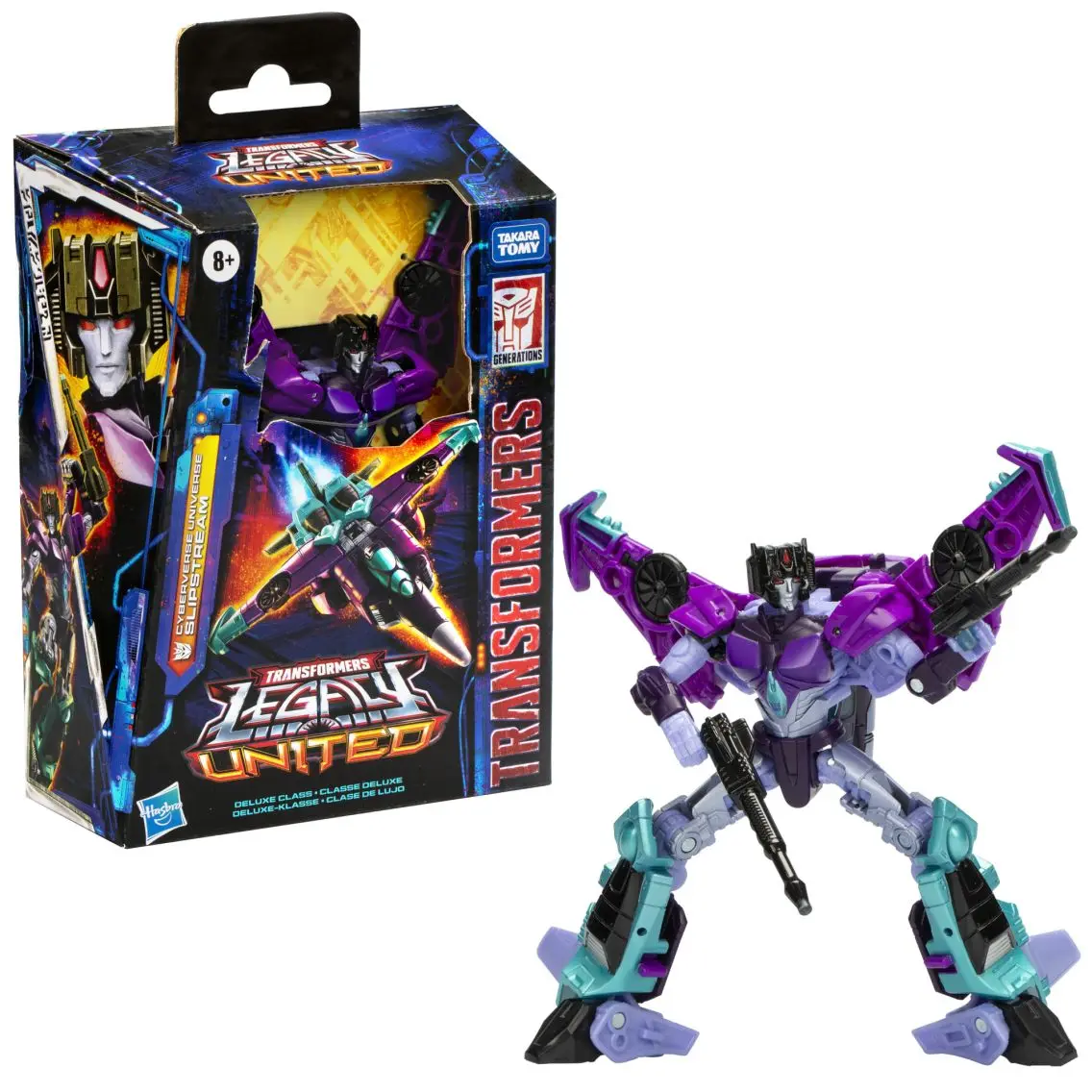 [In-stock] tablet Transformers Legacy: United Deluxe Class Cyberverse Universe Slipstream Action Figures Anime Halloween Gift