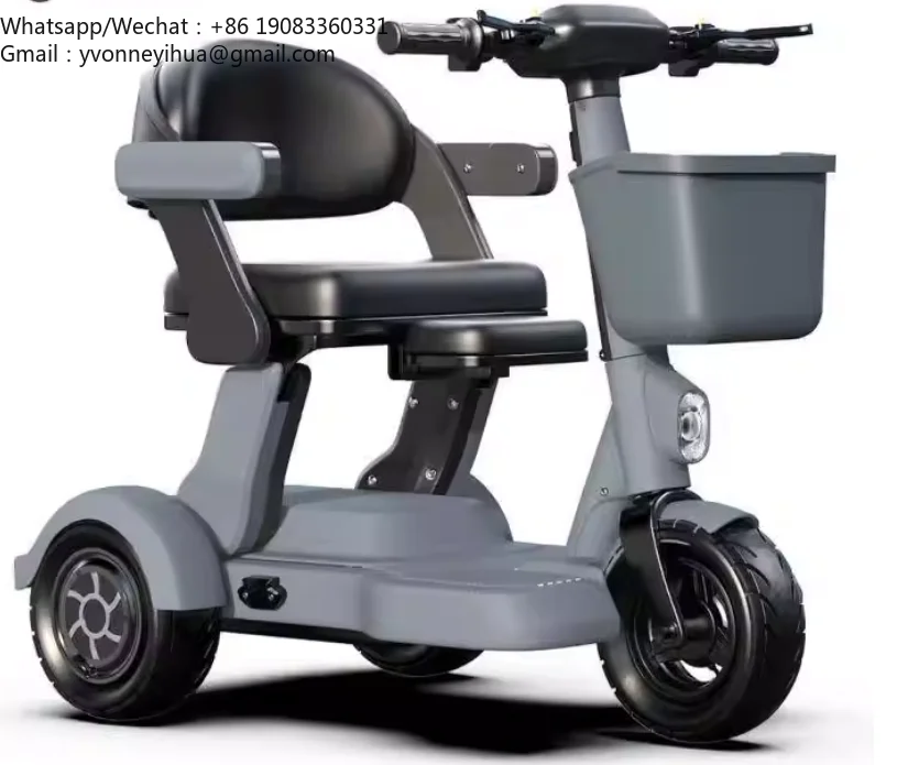 Compact Lightweight Mobility Scooter For Seniors Portable Foldable And Electric 3Wheeler For Home Use