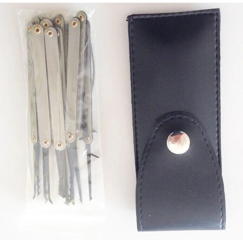 GOSO 12PCS Hook Picks Titanium  Pick Sets Broken Key Tools L ocksmith Tool
