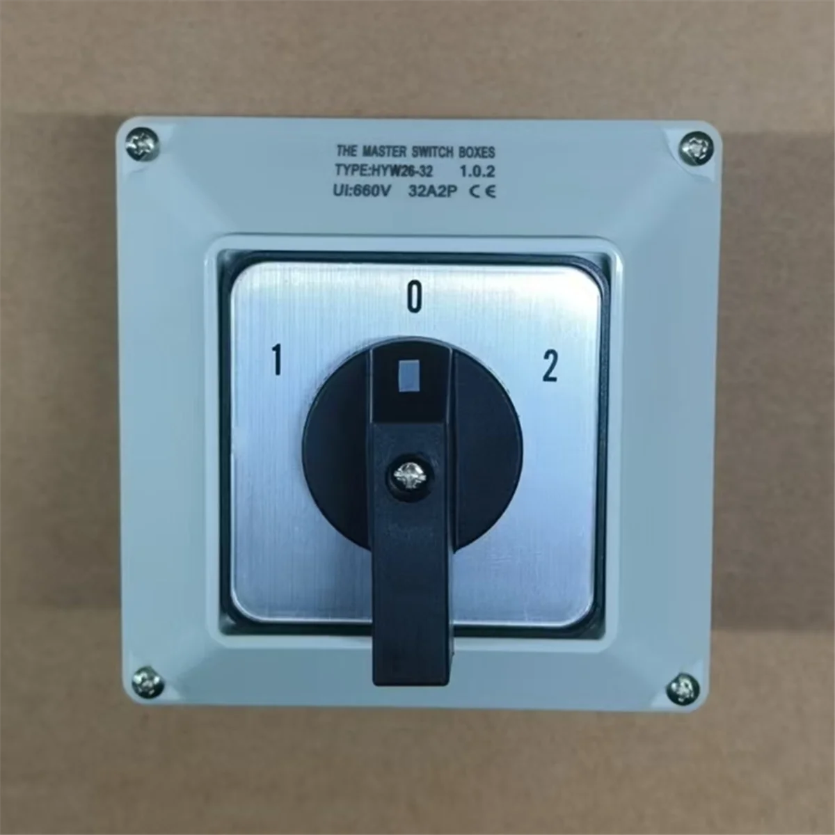 ABJZ SZW26/LW26-32 32A 3 موقف 2 المرحلة 1-0-2 التلقائي العالمي التحول مقبض دوار كام التبديل مع صندوق مقاوم للماء