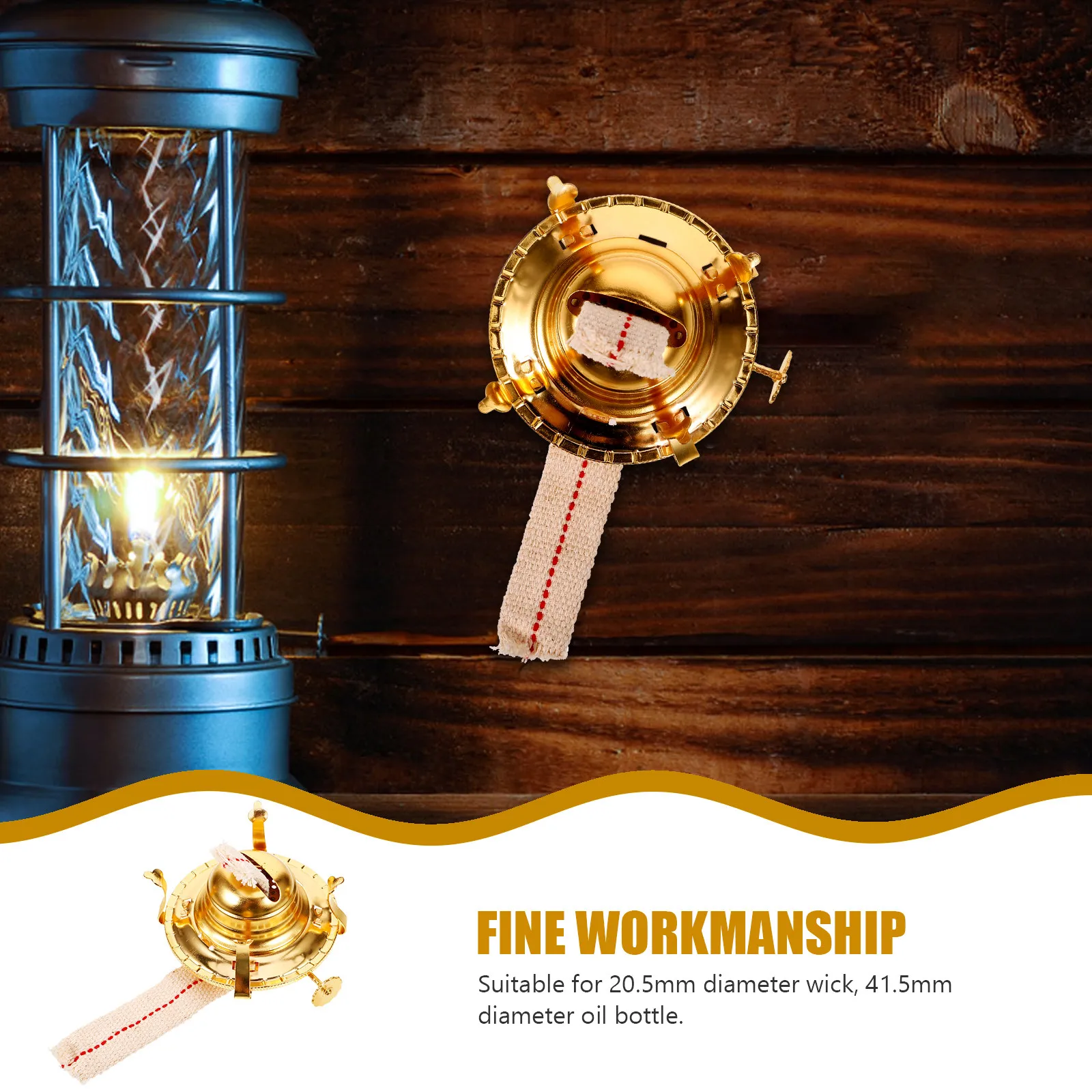 Retro Lamp Burner Vintage Oil Regulator Replacement Accessories Lamps Wick Base Fittings Home Decor LED Bulb
