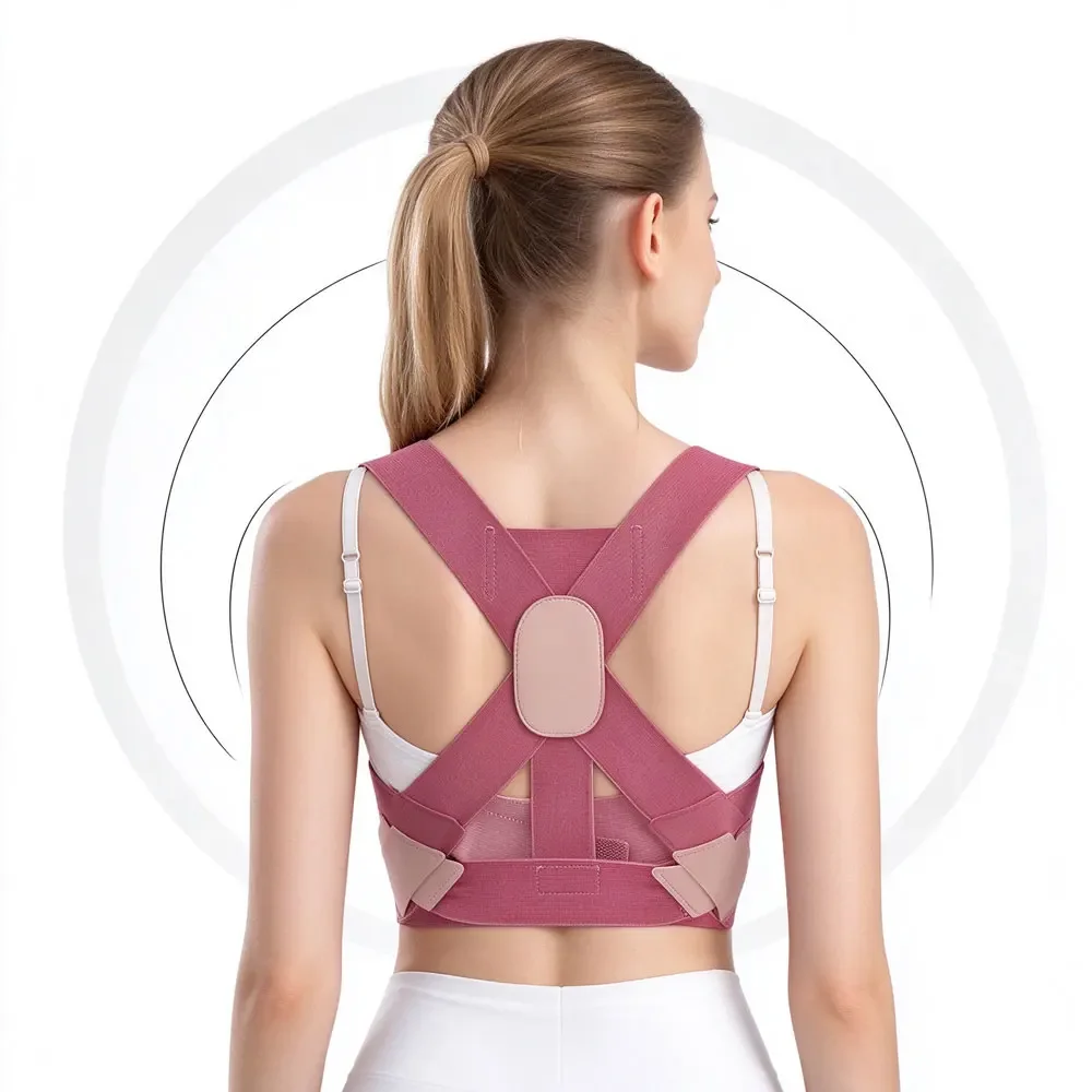 X Cross Posture Corrector for Women, Widened Non-slip Shoulder Strap Back Straightener,Comfortable Spine Support Brace Hunchback