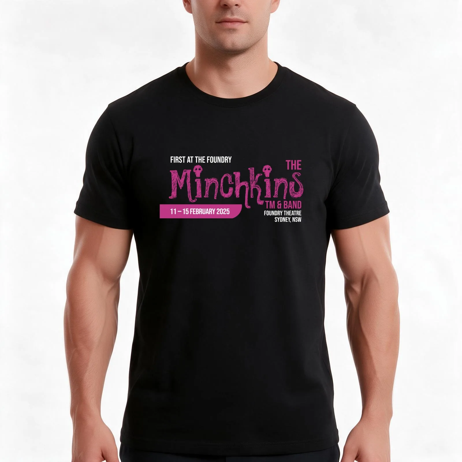 Minchkins First at The Foundry T-Shirt Summer Casual Cotton Tee Oversized Streetwear Tops Vintage Graphic Print 100% Cotton
