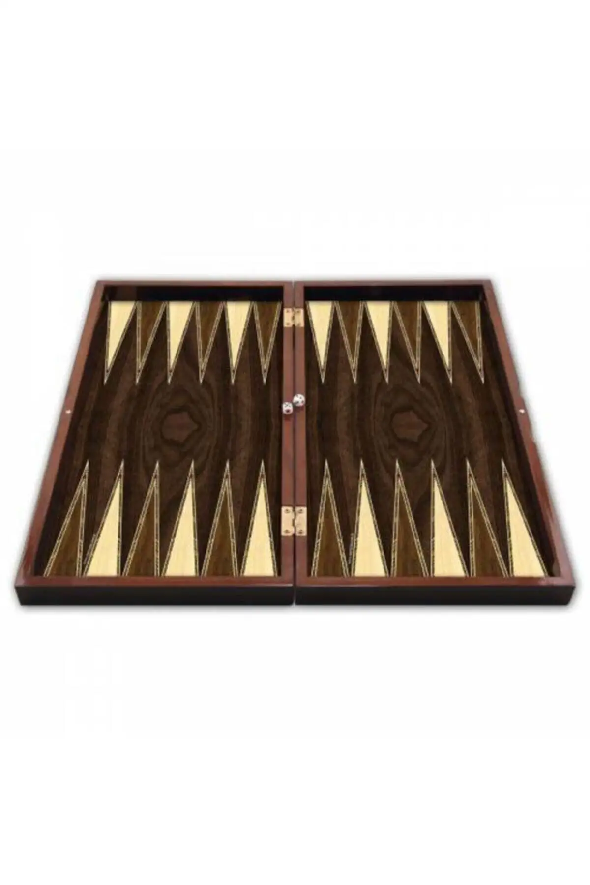 Polyester Walnut Backgammon Big size