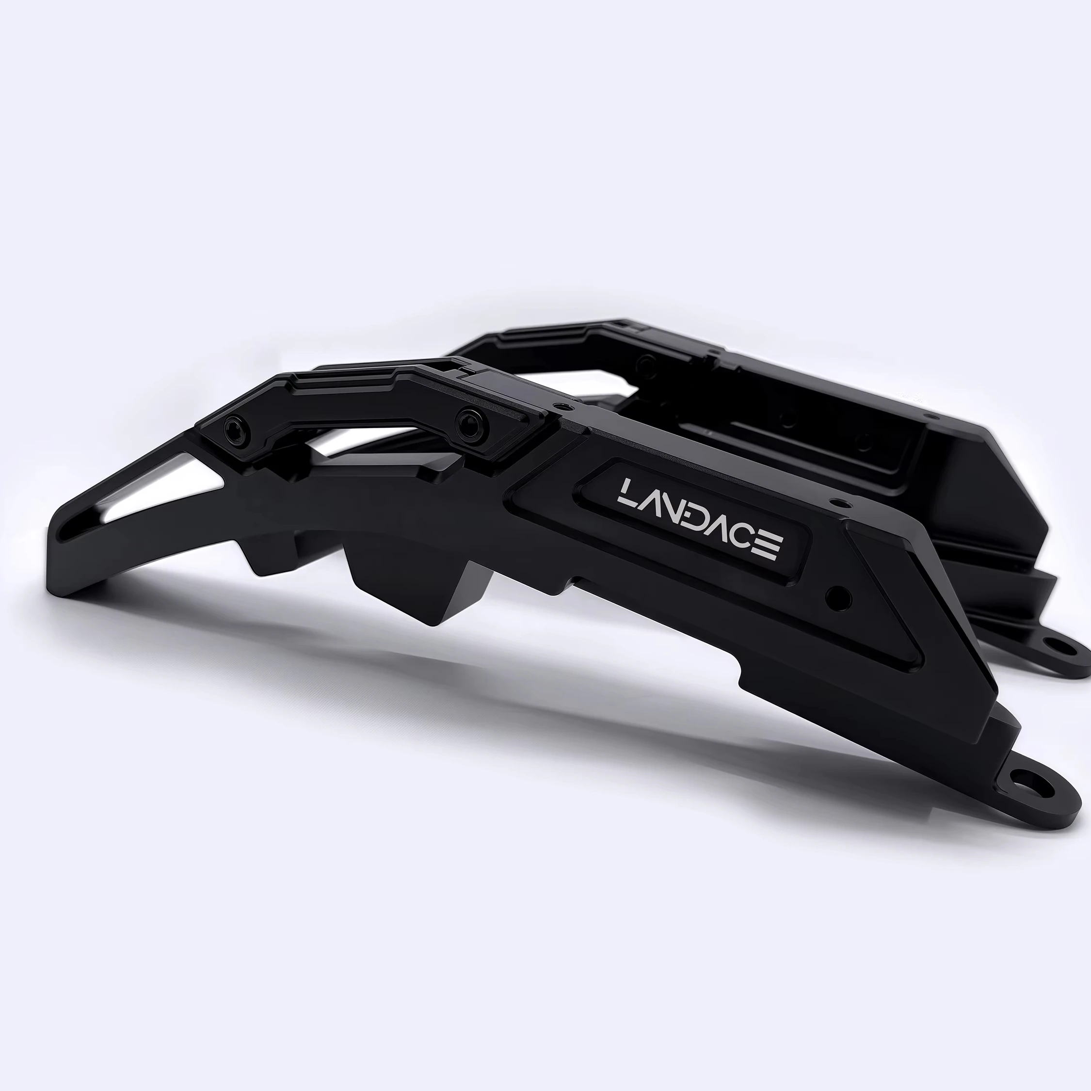 for Auto Exterior Aluminum Alloy Black Branch Separator Front Deflector for Bronco 4x4 Car Body Mount