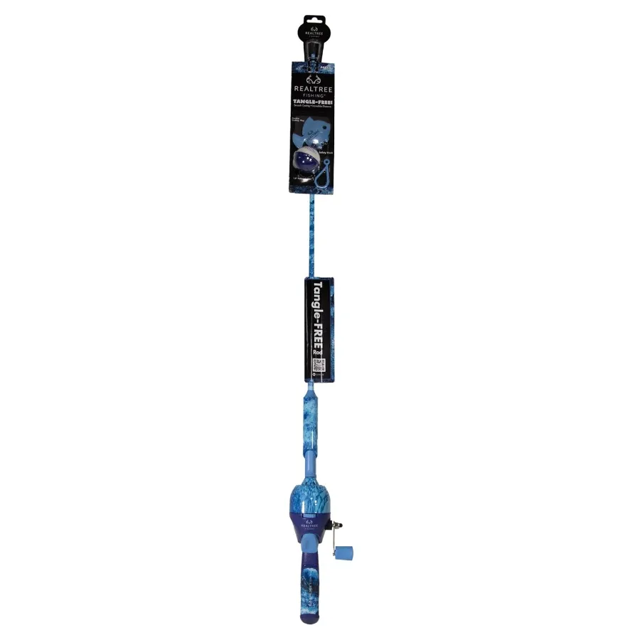 

Удочка и катушка Dark Blue 34 Micro Tangle-Free Spincast Combo для рыбалки
