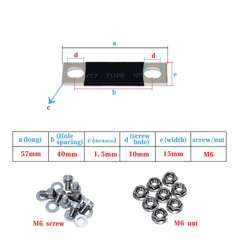 Pure Copper 3.2V/3.7V Lifepo4 Lithium battery  Nickel Plate Busbars for100Ah 105Ah 120Ah  Battery Cell Connector