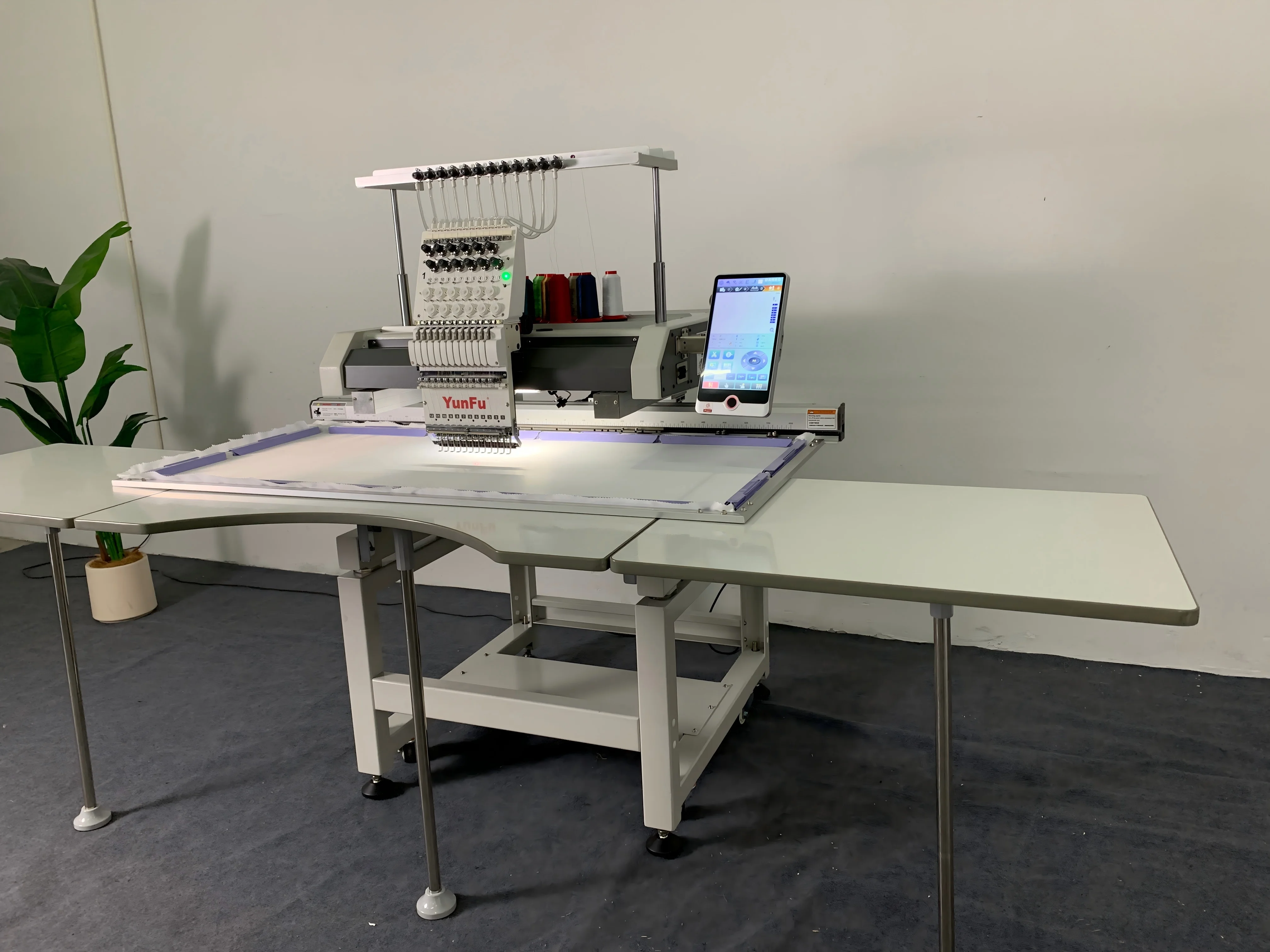 Doorstep Delivery Monogram Machine For African Agbada | Single Head Computerized Embroidery Machine 500*1200mm Work Area