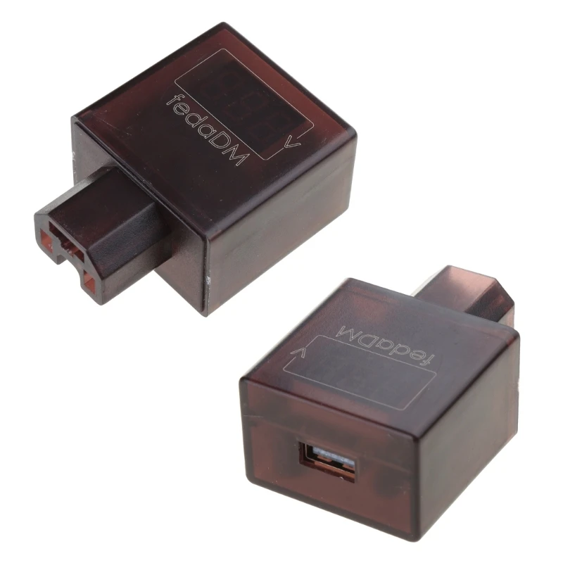 

Q2Q4 DC30-100V Digital VoltTester with USB ChargerSocket for Cellphone Charging